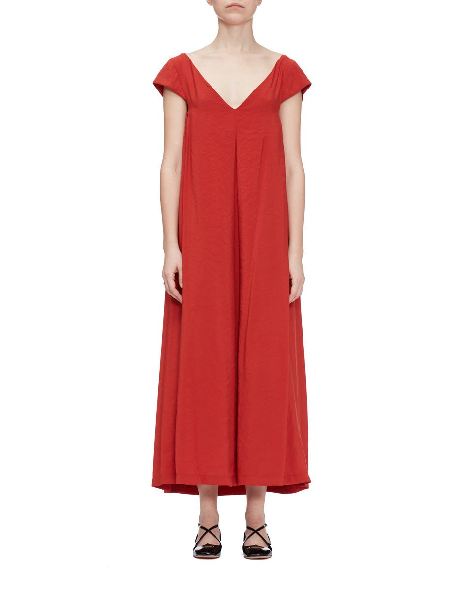 abito ampio kimono arancione - alpha - abito