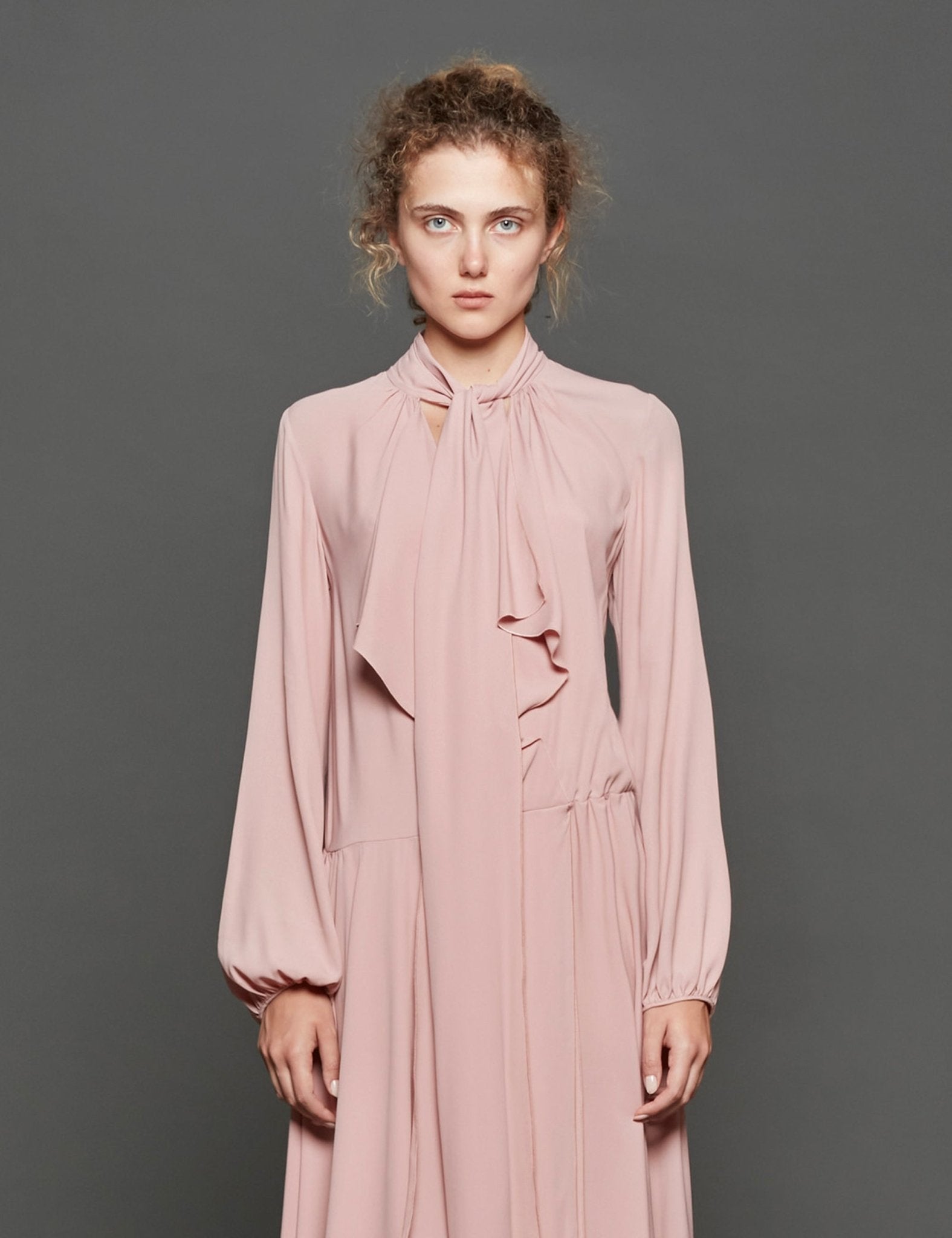 abito asimmetrico blush - n21 alessandro dell'acqua - abito