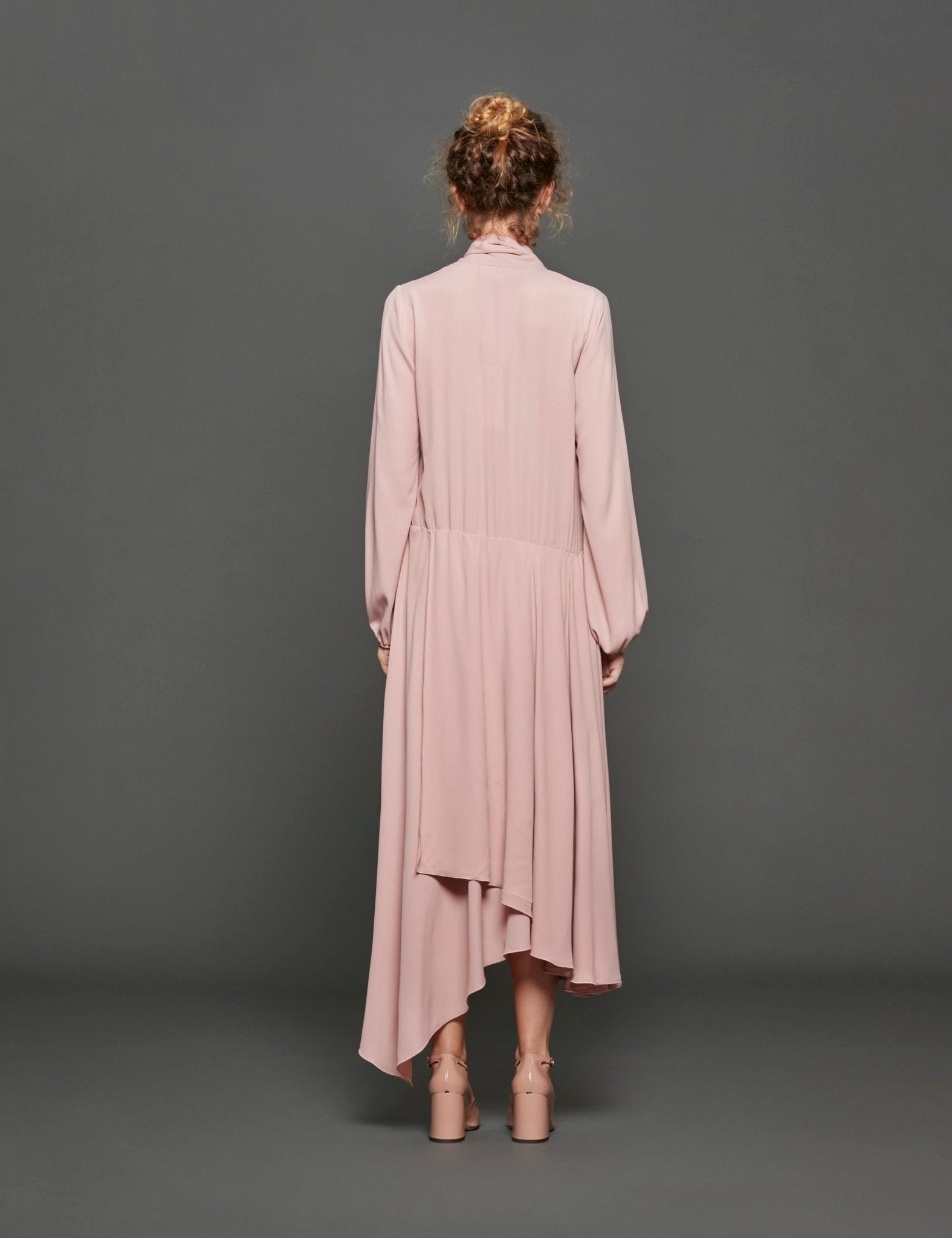 abito asimmetrico blush - n21 alessandro dell'acqua - abito