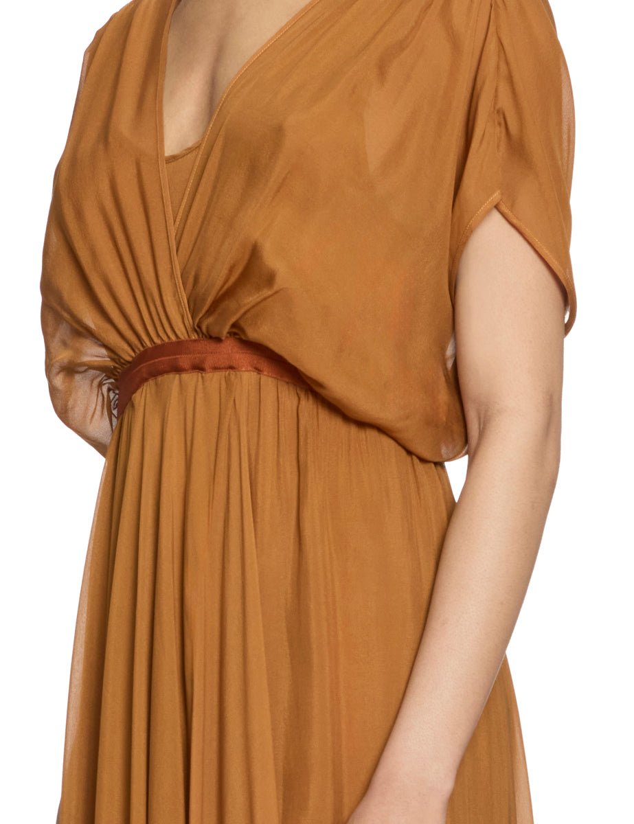 abito chiffon terra - forte forte - abito