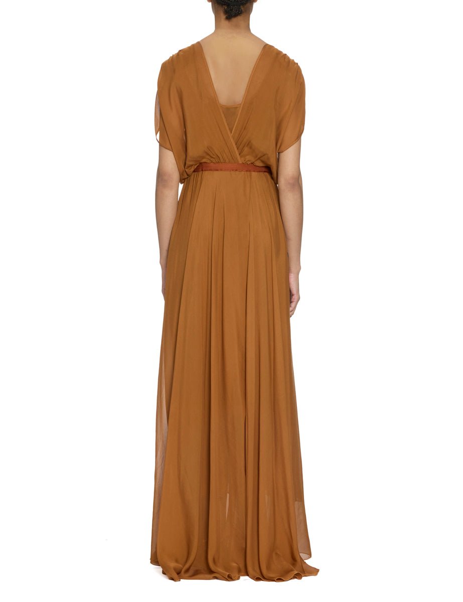 abito chiffon terra - forte forte - abito