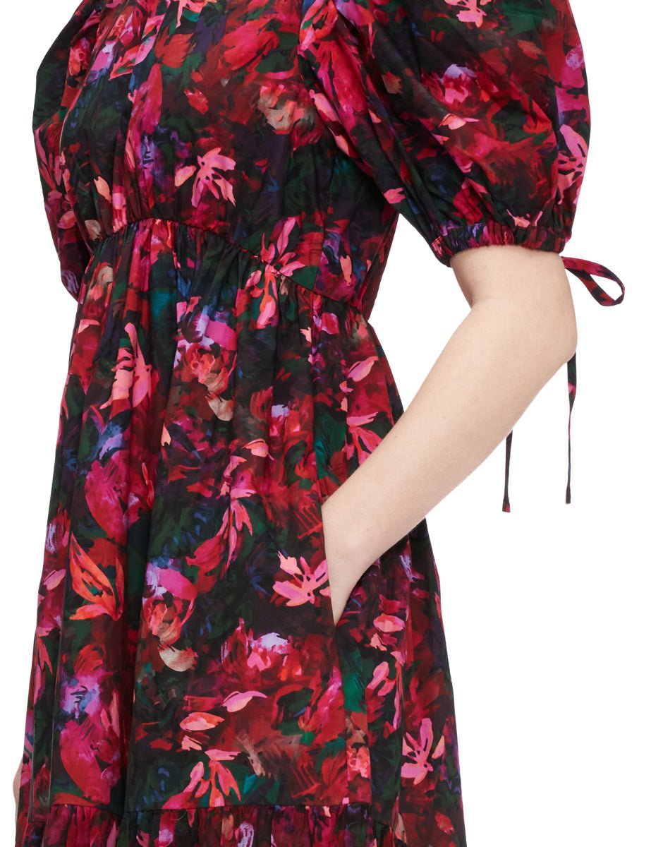 abito collage fantasia hibiscus - ulla johnson - abito