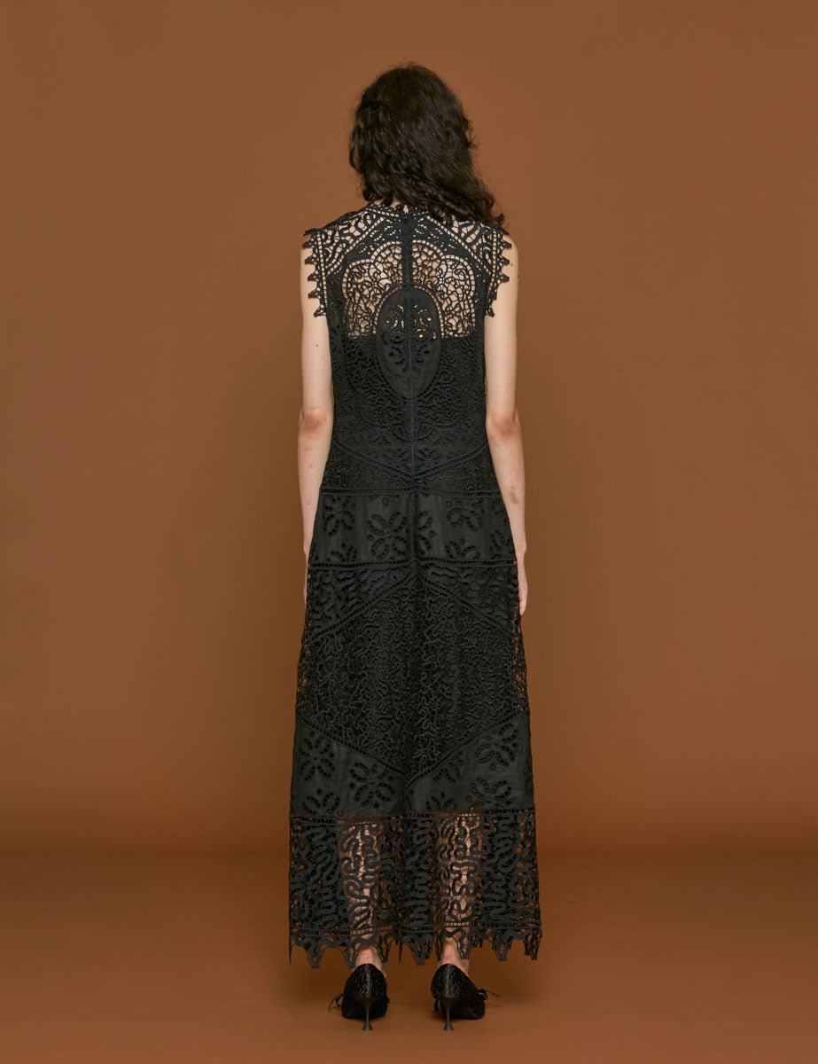 abito flora noir - ulla johnson - abito