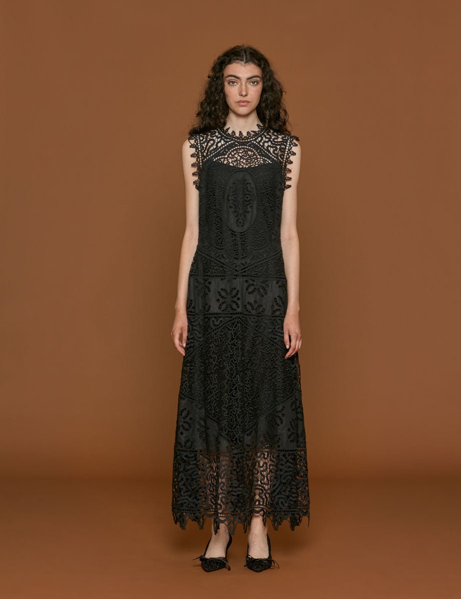 abito flora noir - ulla johnson - abito