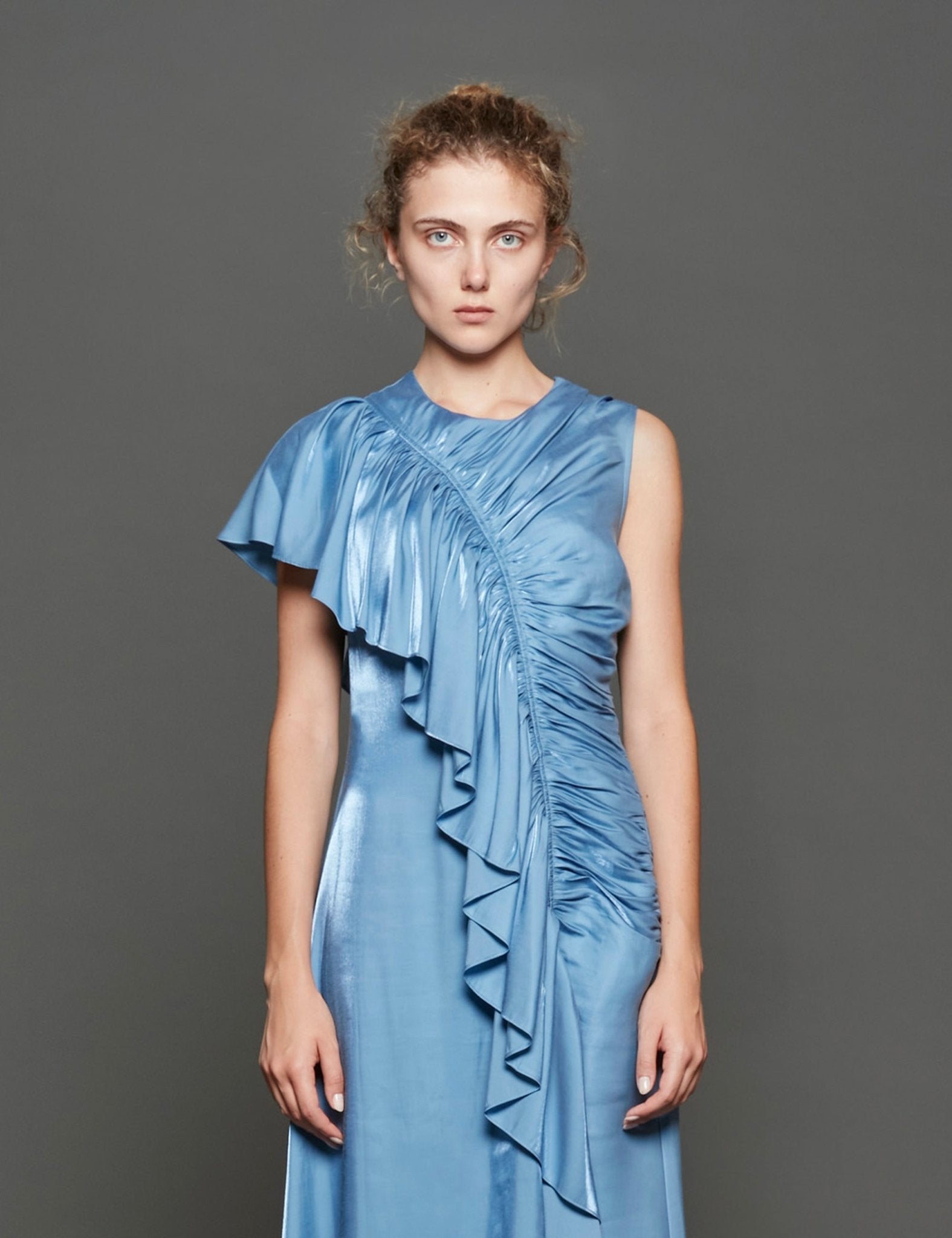 abito lali lungo azzurro - ulla johnson - abito