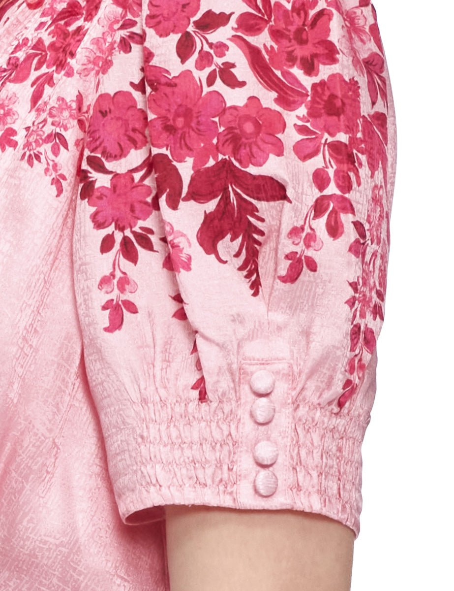 abito lea crackle floral - saloni - abito