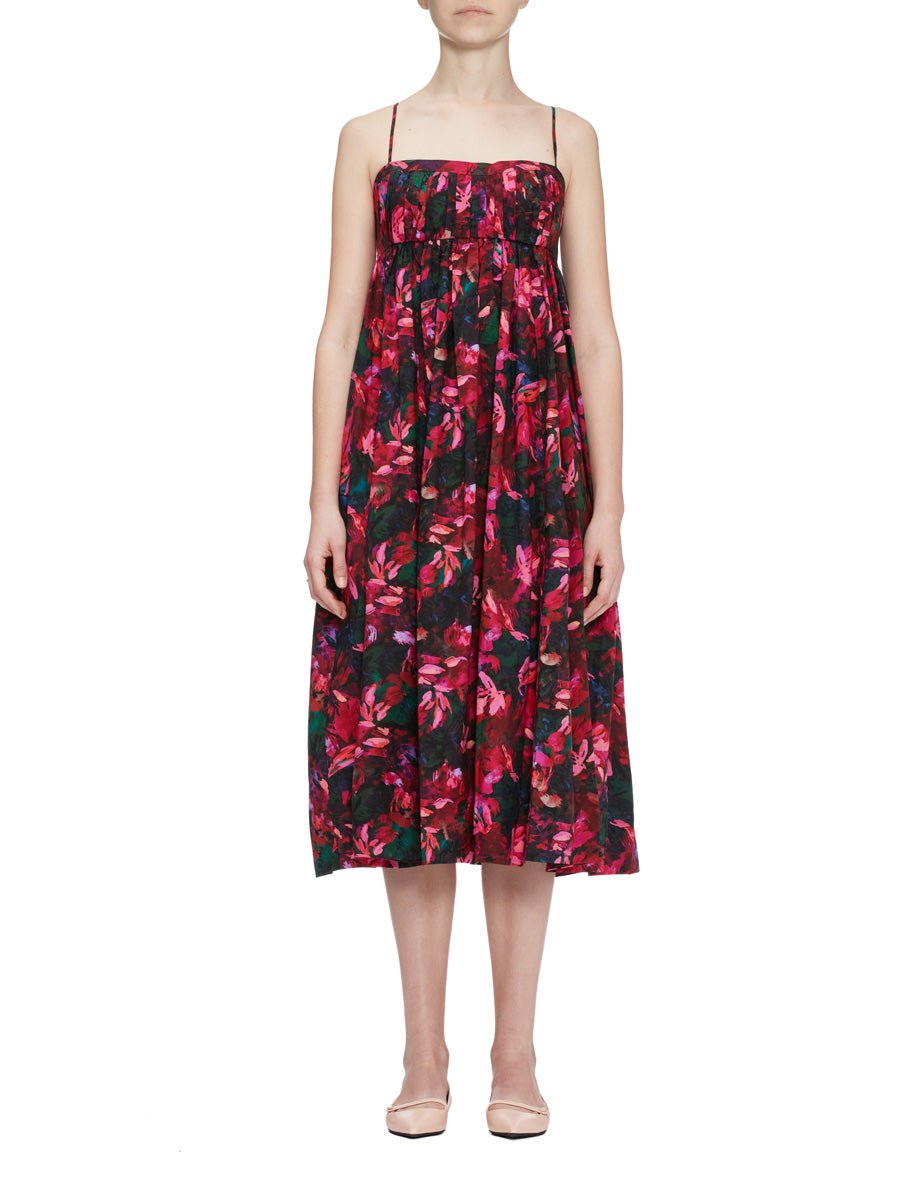 abito lucille midi hibiscus - ulla johnson - abito