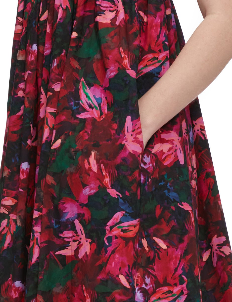 abito lucille midi hibiscus - ulla johnson - abito