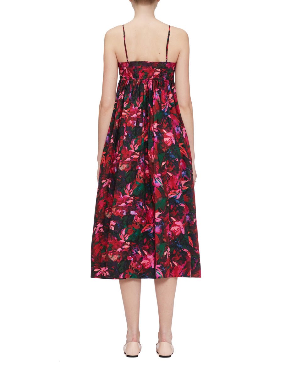 abito lucille midi hibiscus - ulla johnson - abito
