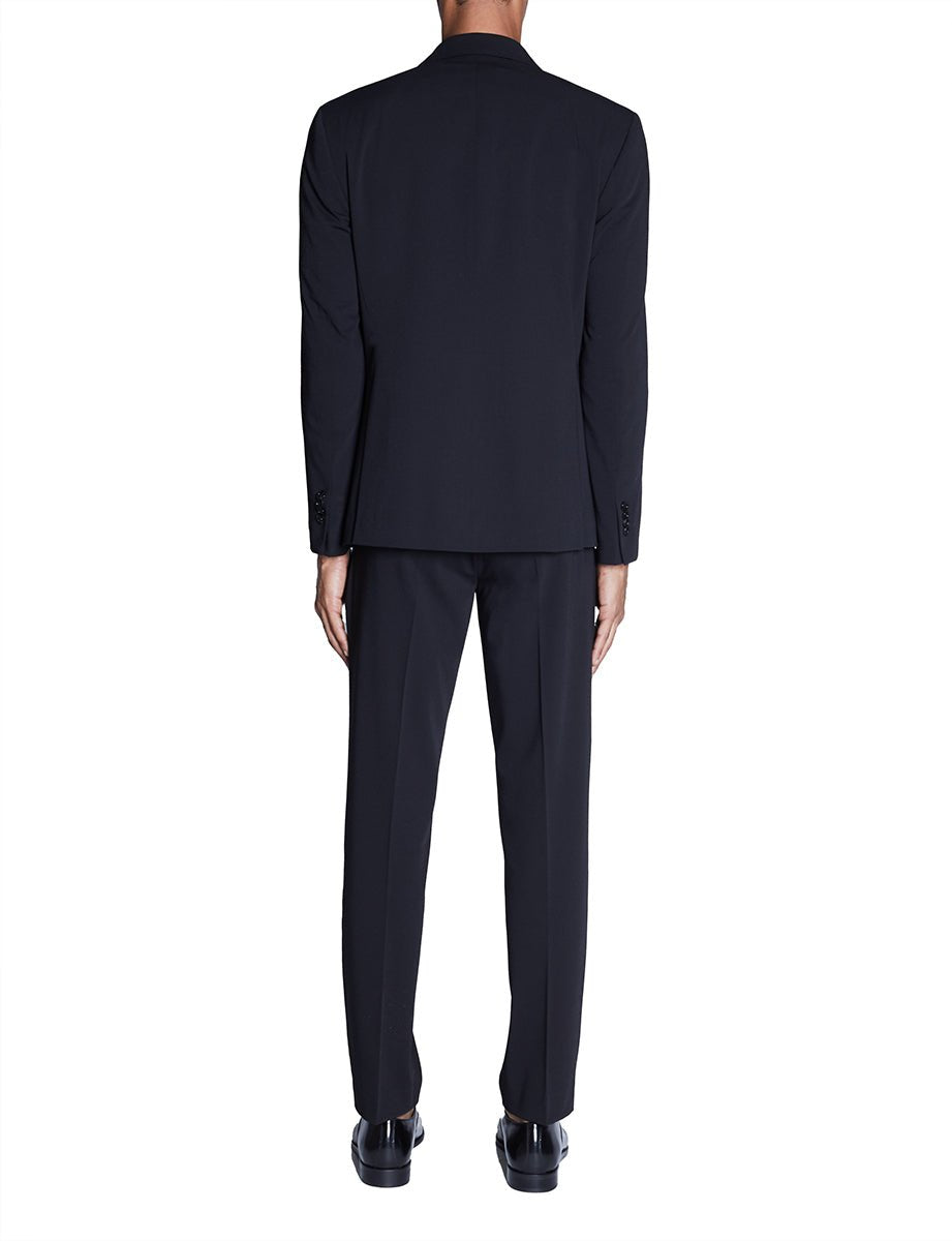 abito monopetto tessuto stretch nero - bharnaba - completo monopetto