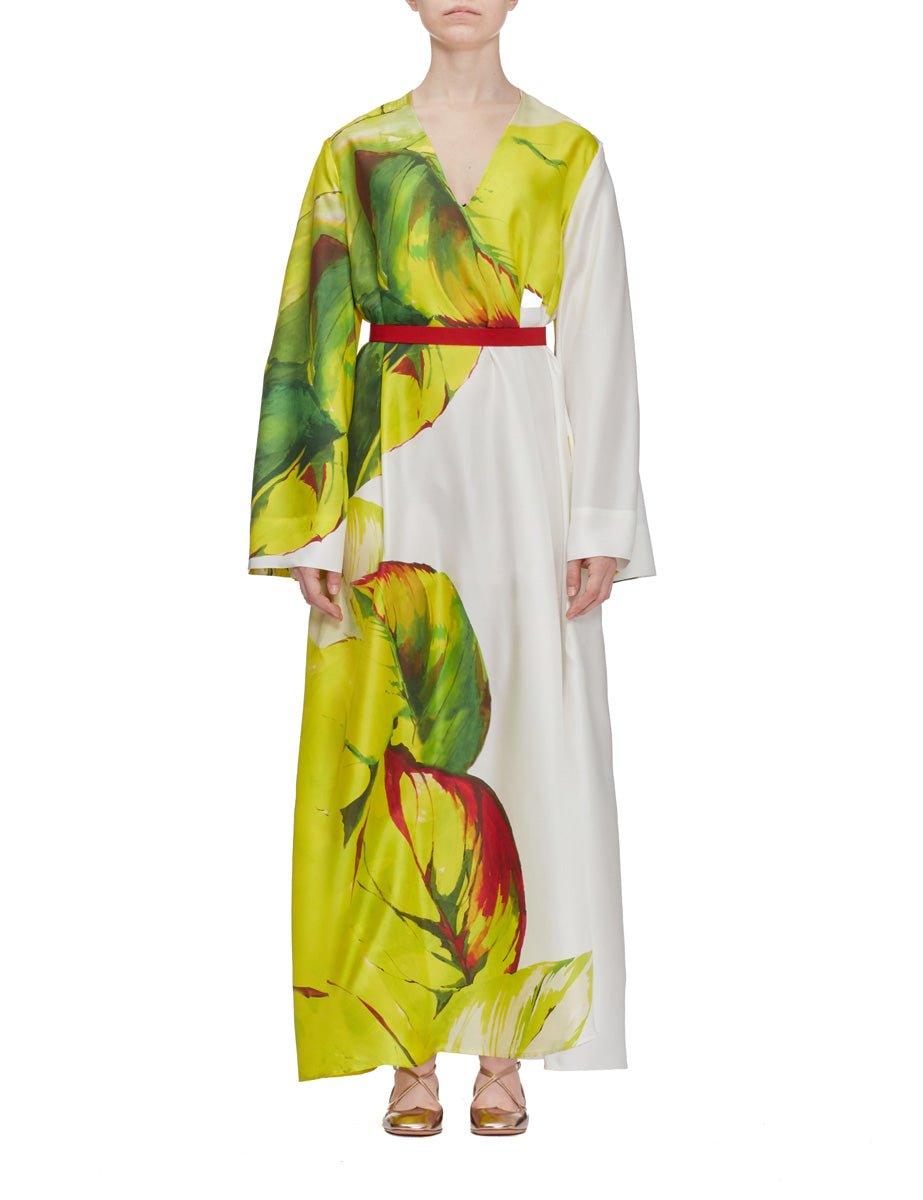 abito seta nature leafes - co.go - abito