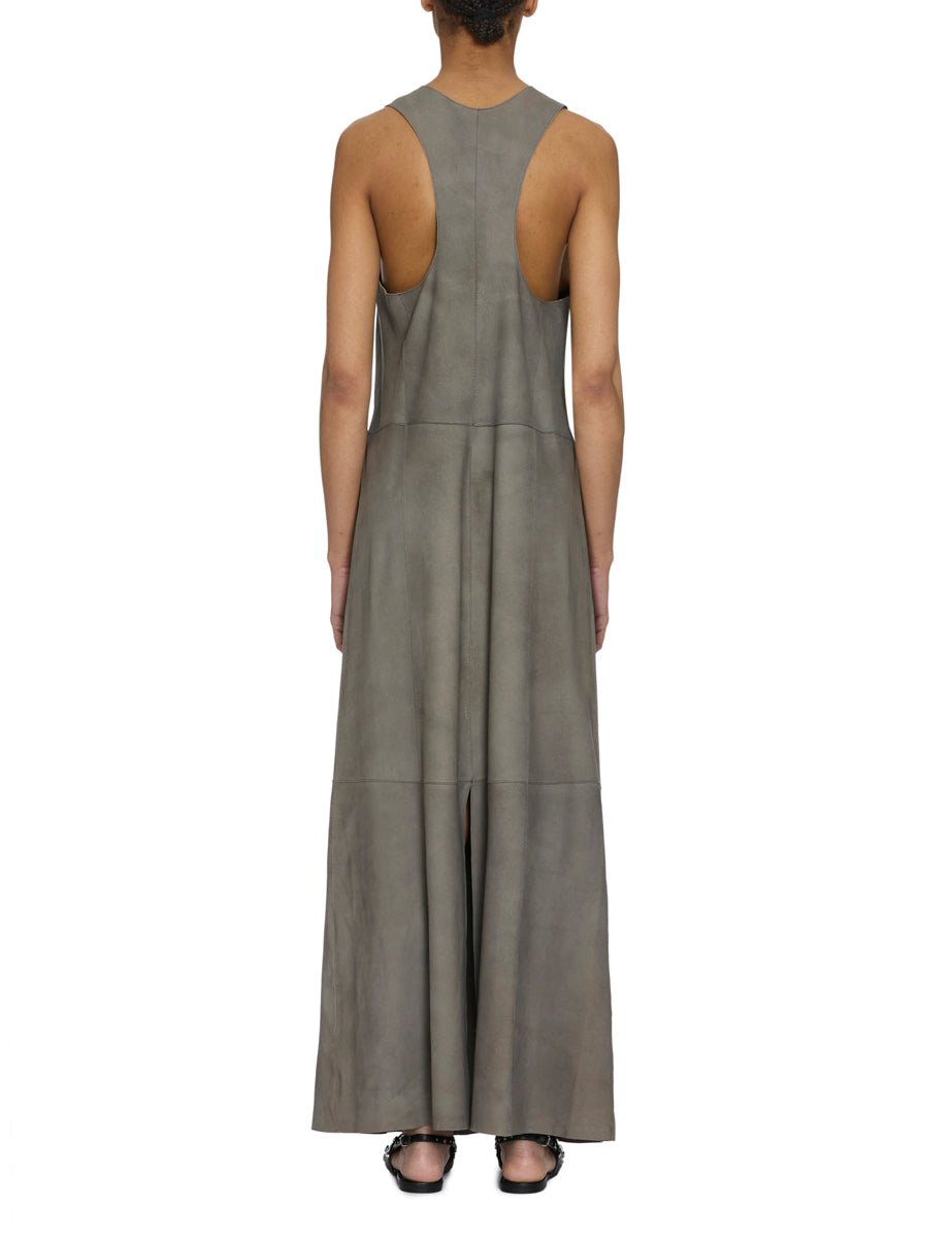 abito soft suede fumo - alysi - abito