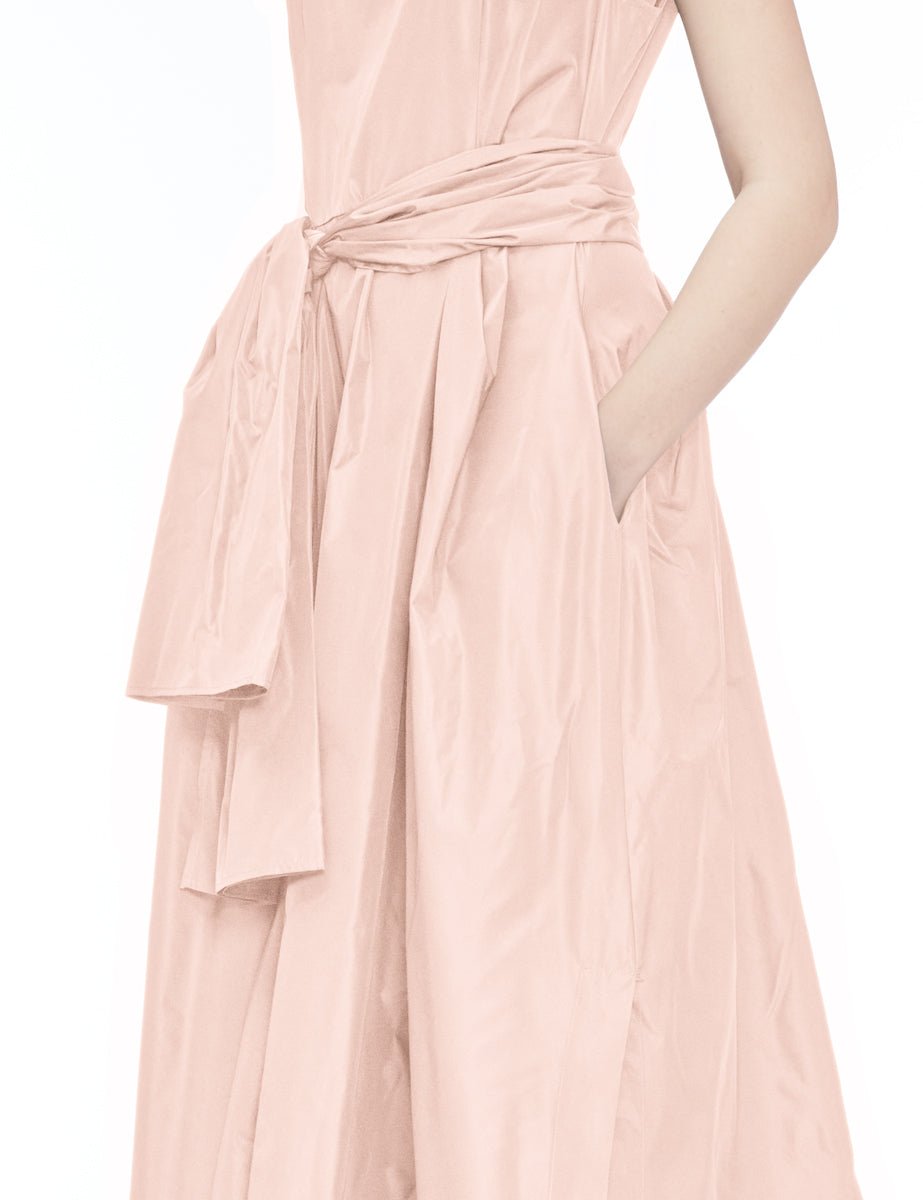 abito spacchi laterali shell - co.go - abito