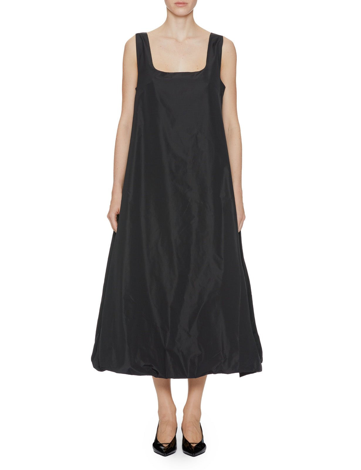 abito svasato scollatura black - rohe - abito
