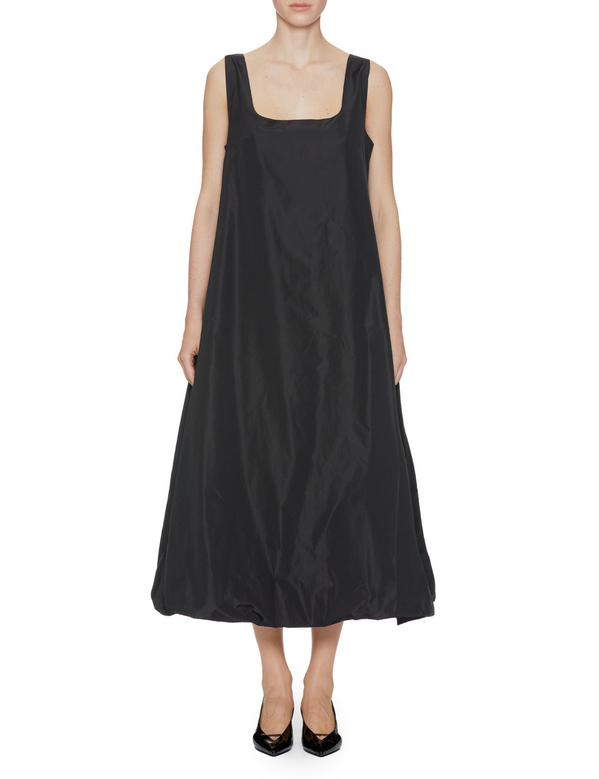 abito svasato scollatura black - rohe - abito