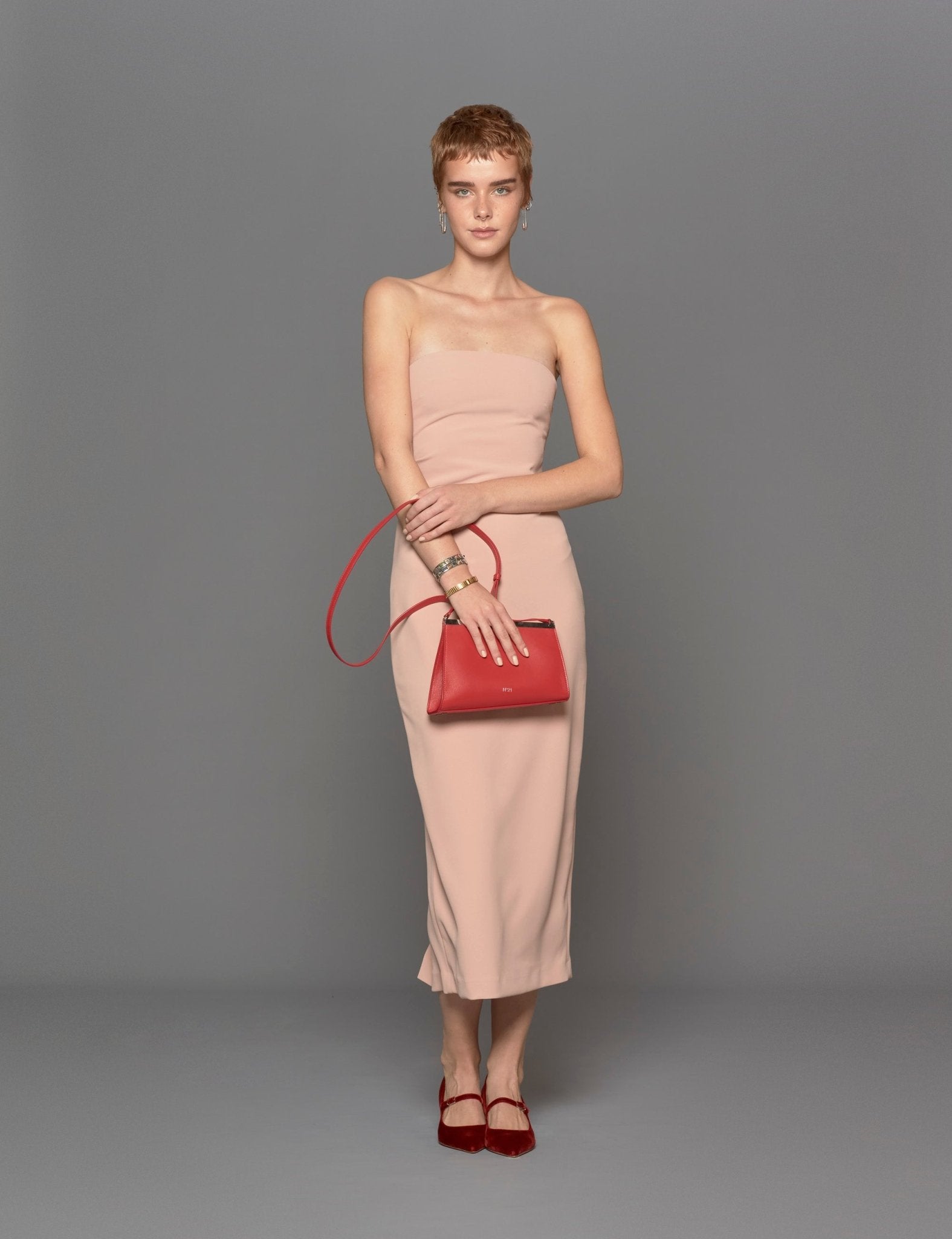 abito tubino rosa - blufrida - abito