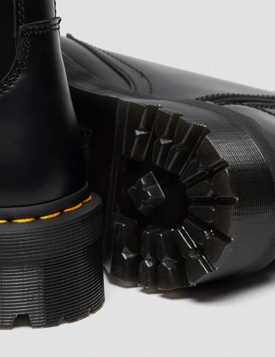 anfibio jadon black polished smooth - dr martens - anfibio