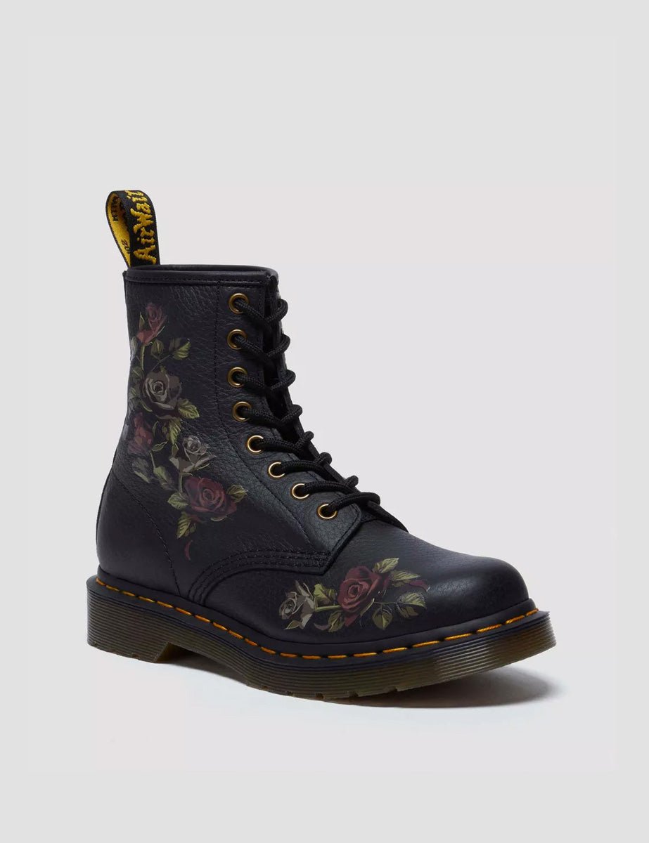 anfibio roses black - dr martens - anfibio