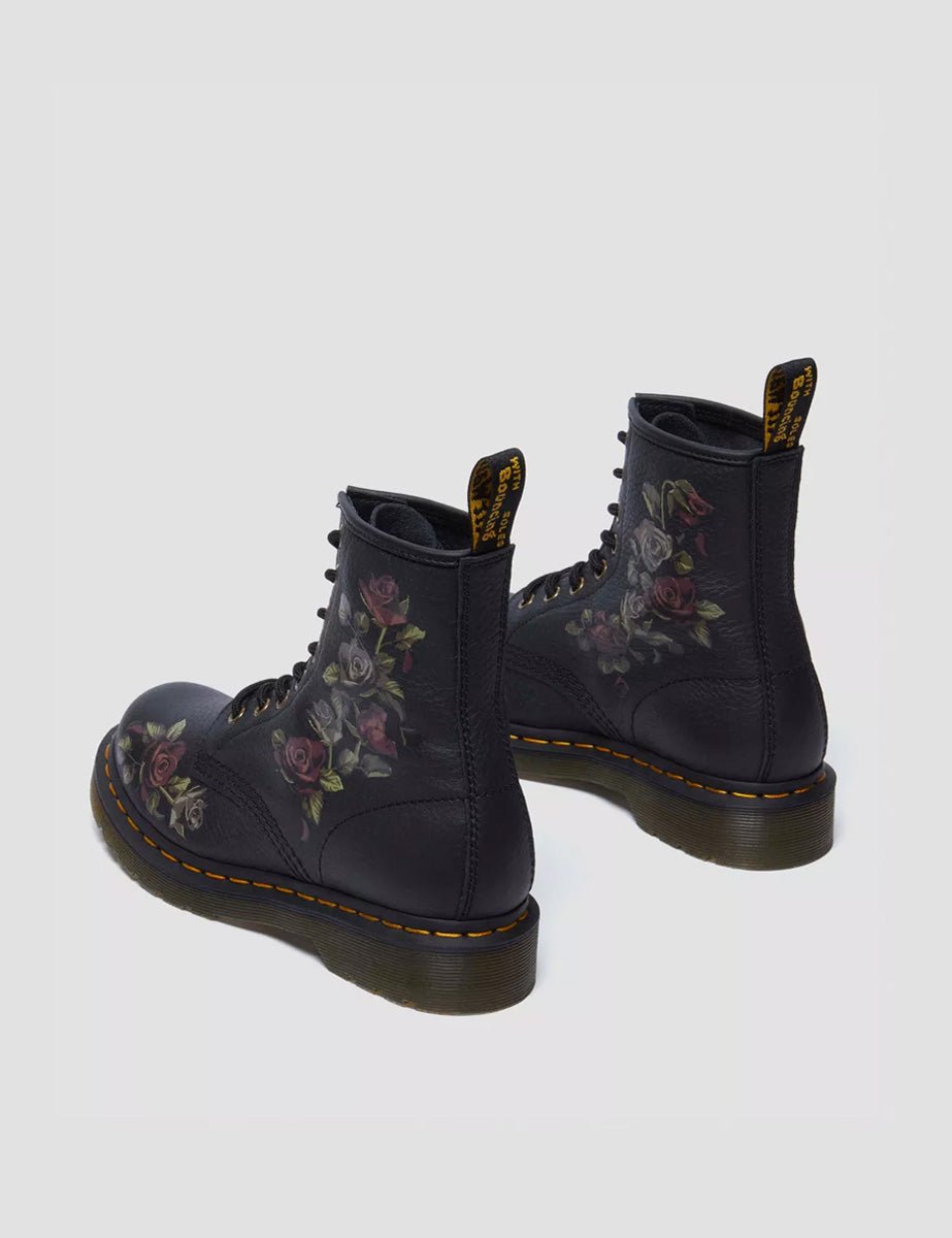anfibio roses black - dr martens - anfibio