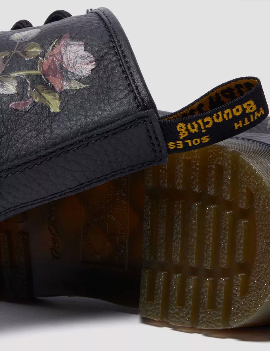 anfibio roses black - dr martens - anfibio