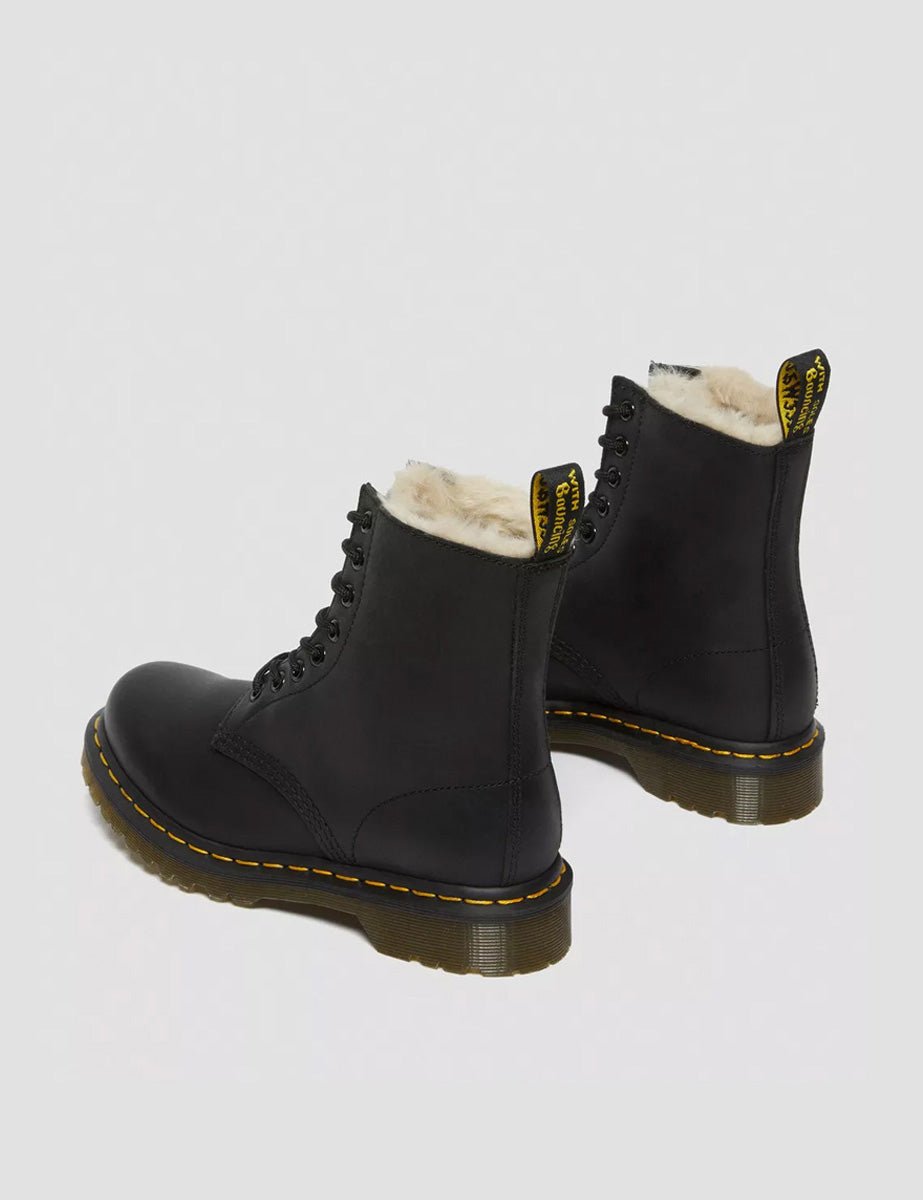 anfibio serena fur black wyoming - dr martens - anfibio