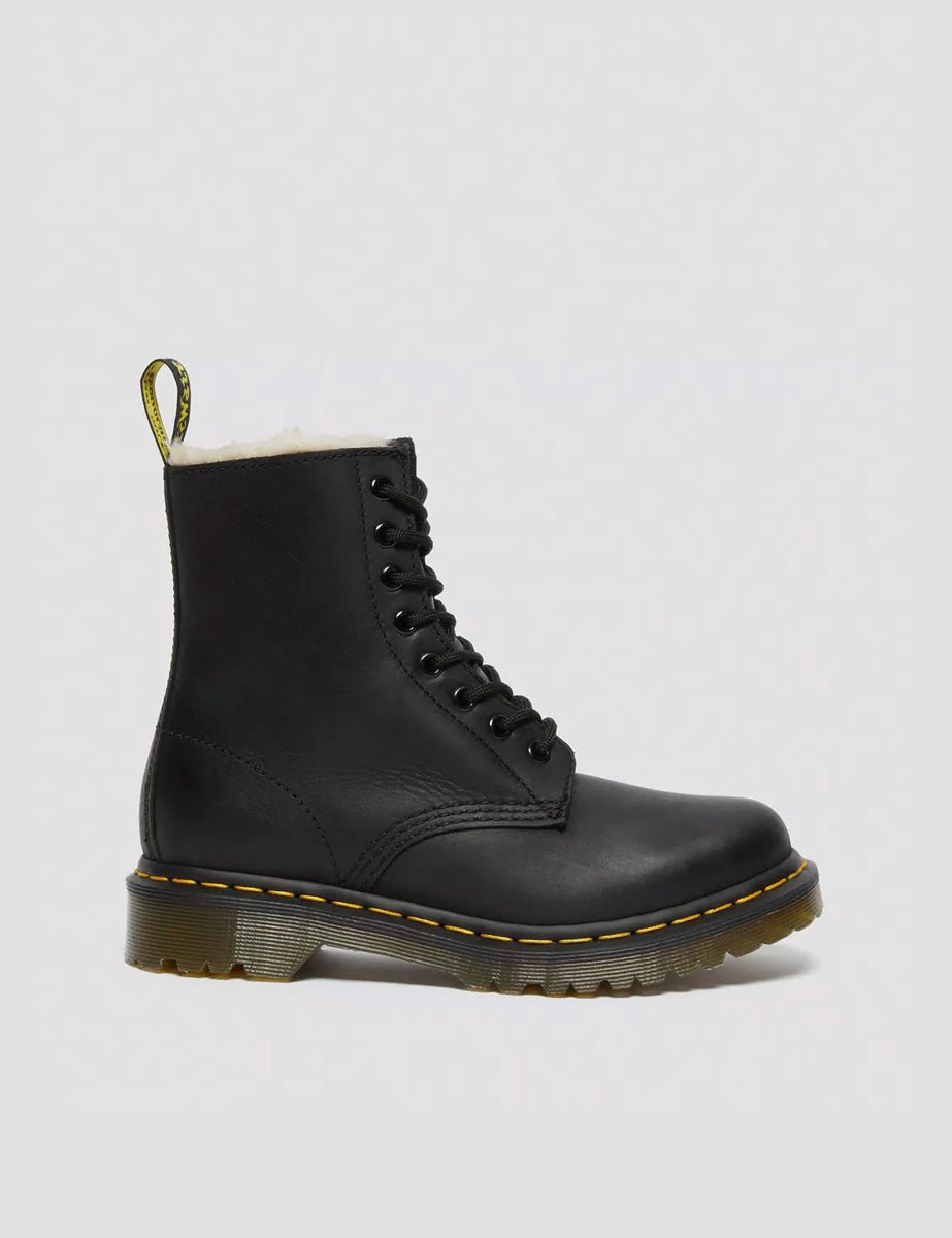 anfibio serena fur black wyoming - dr martens - anfibio