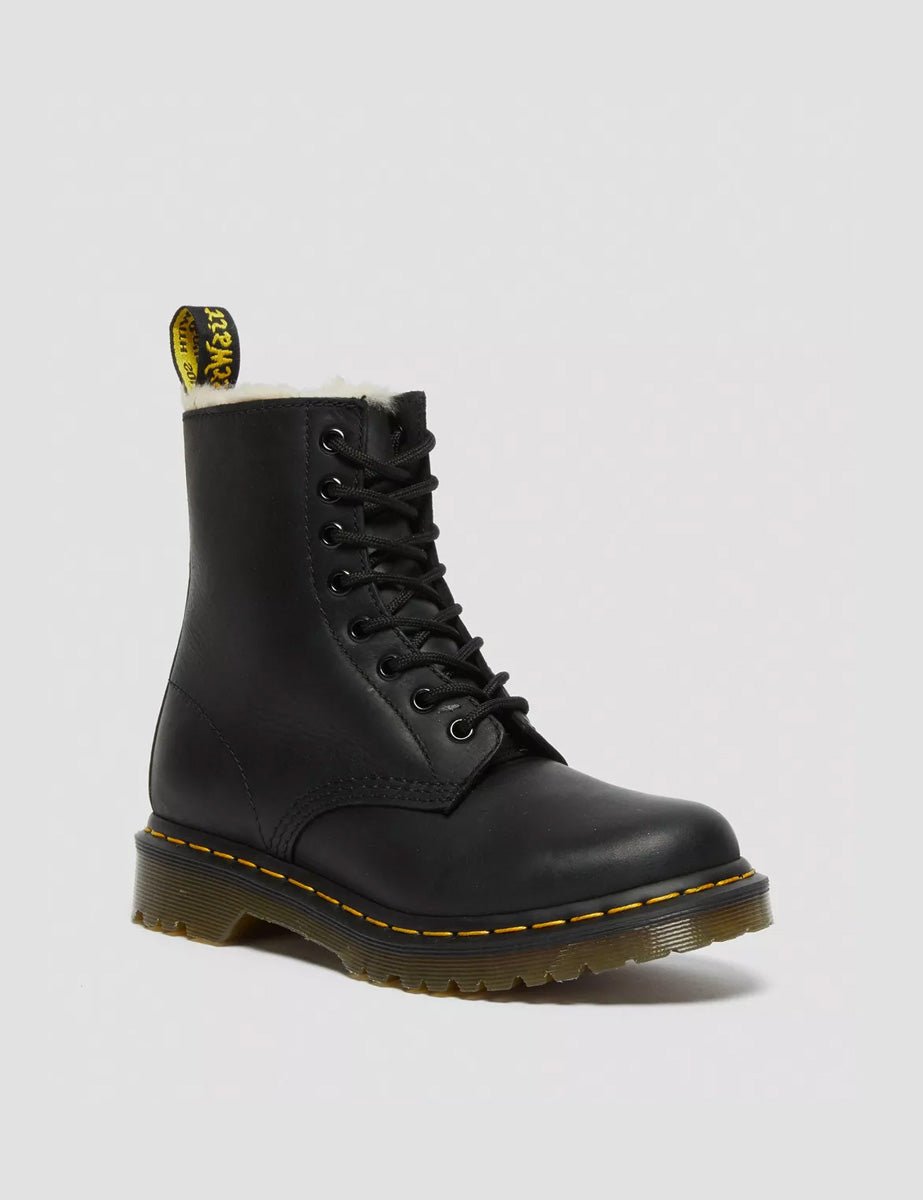 anfibio serena fur black wyoming - dr martens - anfibio