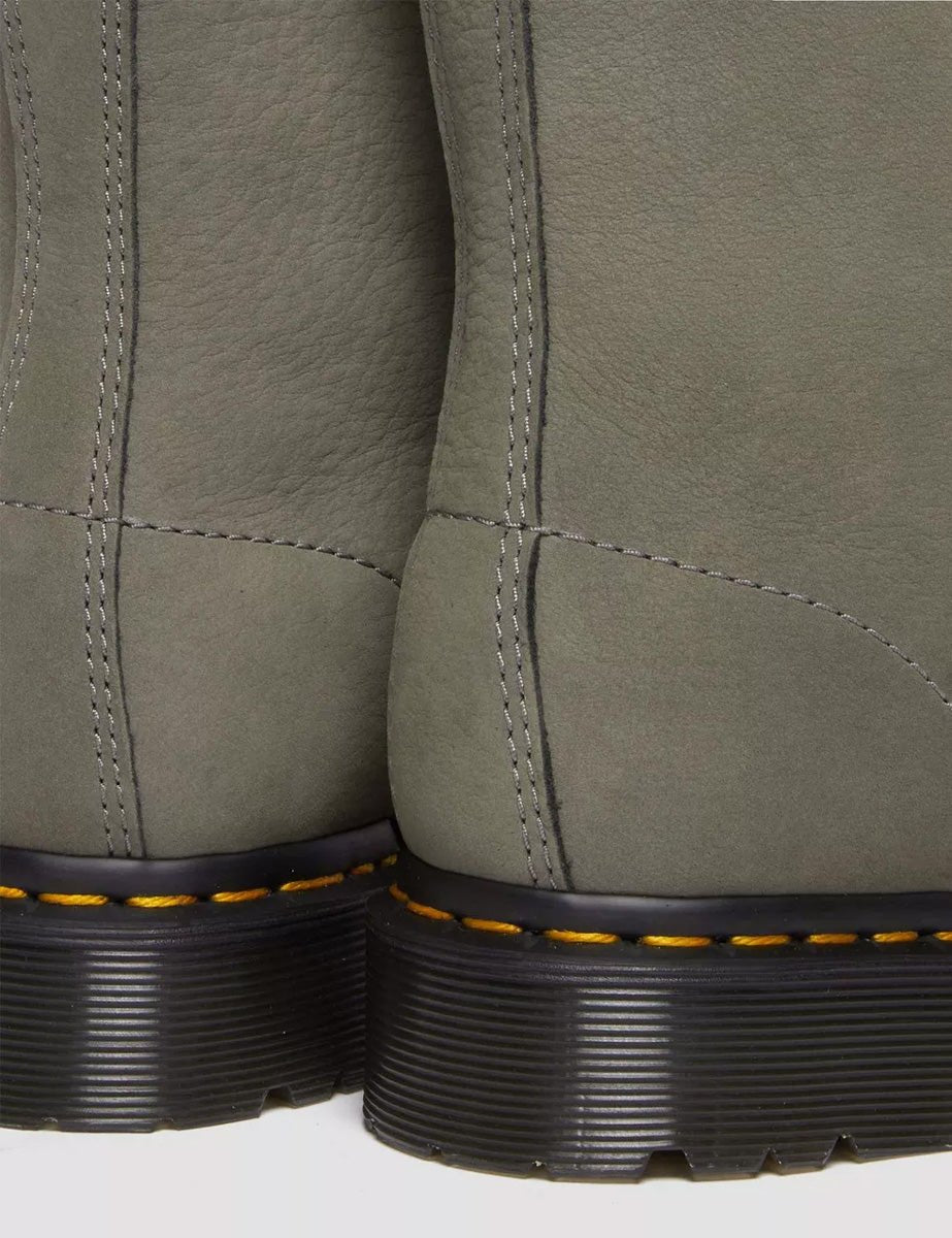 anfibio serena fur nickel grey - dr martens - anfibio