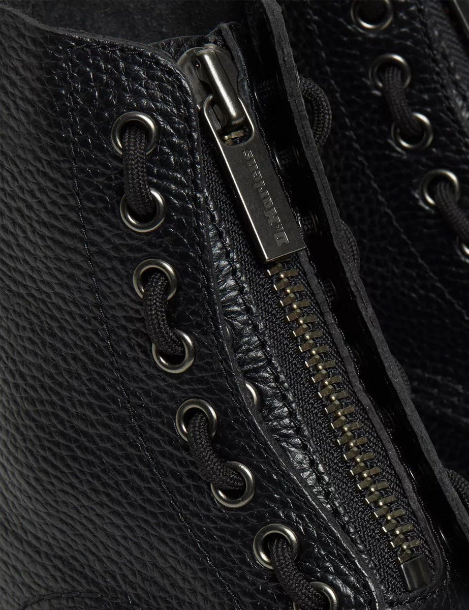 anfibio sinclair nappa black milled - dr martens - anfibio