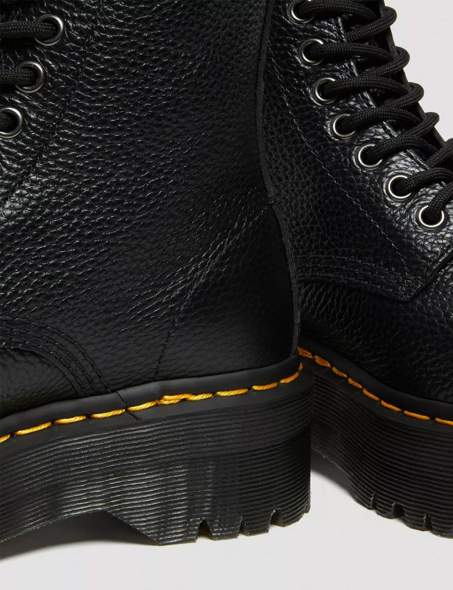 anfibio sinclair nappa black milled - dr martens - anfibio