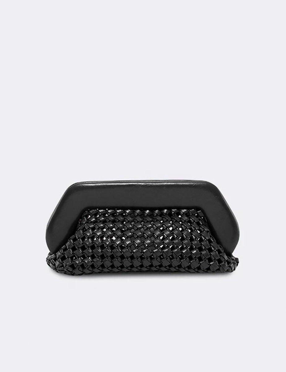bag bios knots vegan black - the moire - clutch