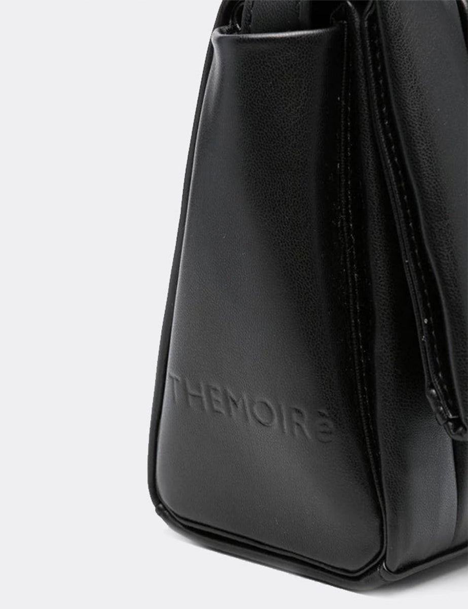 bag feronia vegan black - the moire - clutch