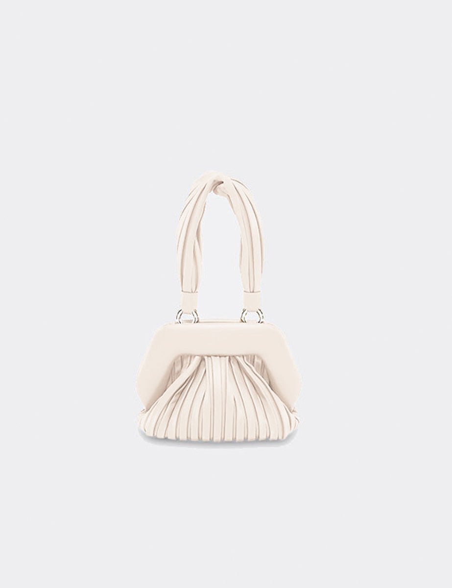 bag gea plisse shell - the moire - clutch