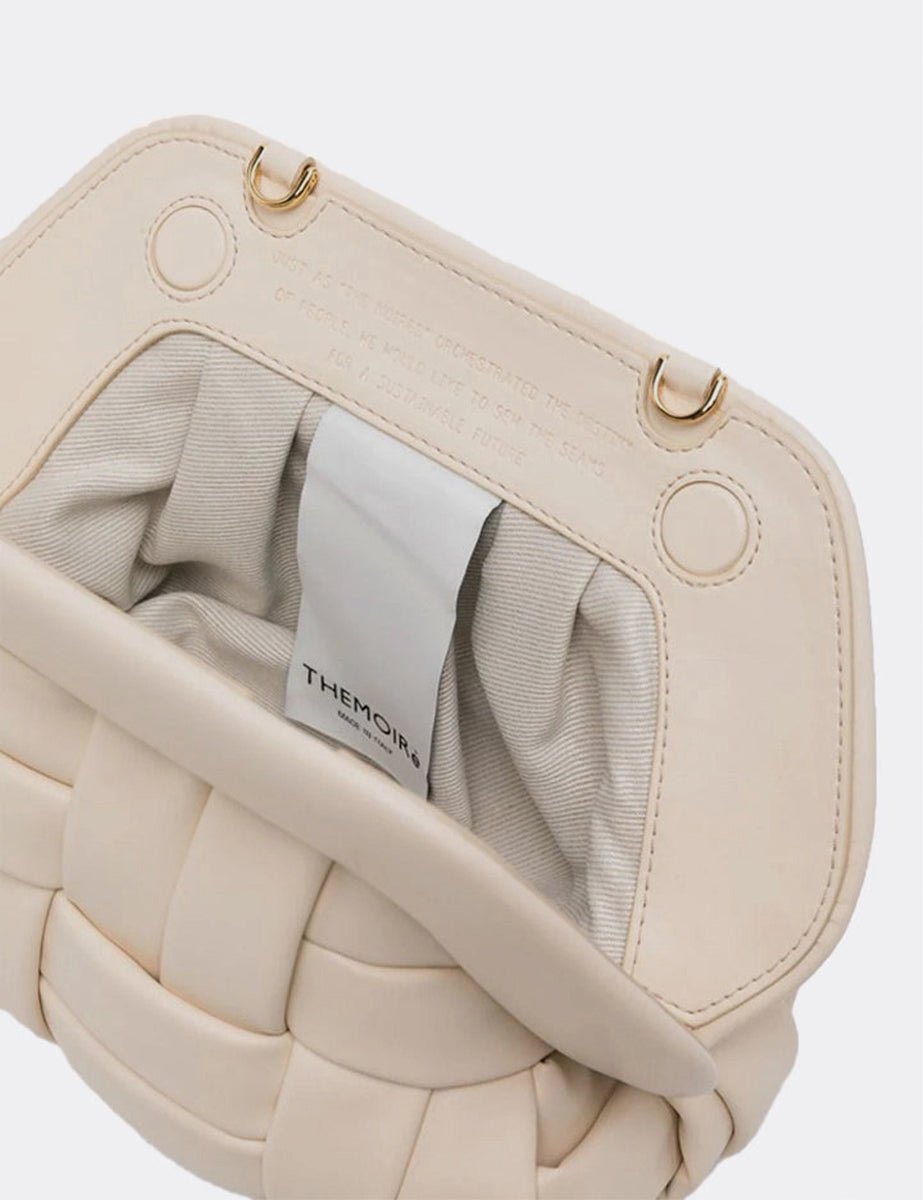 bag tia weaved vegan cashmere - the moire - clutch