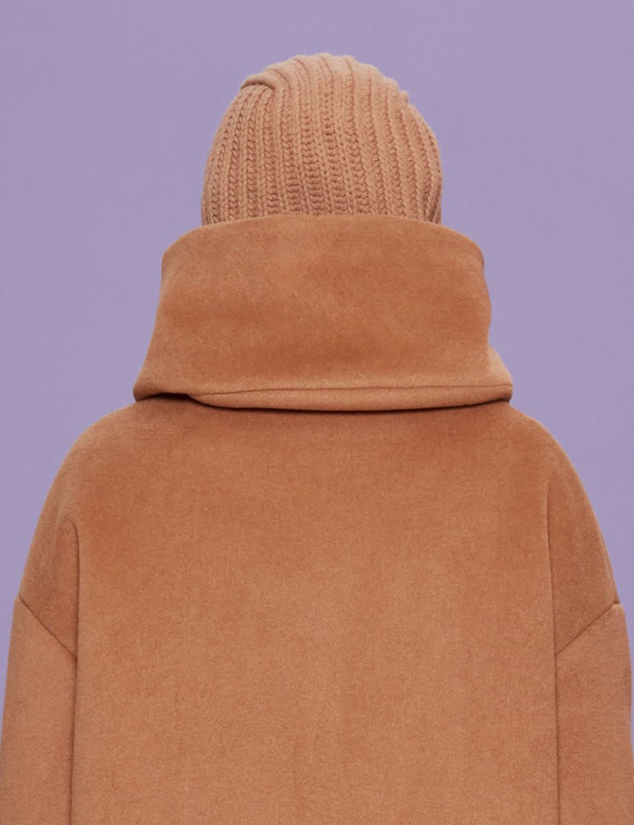 balaclava lana cachemire camoscio - rosamaglia - cappello