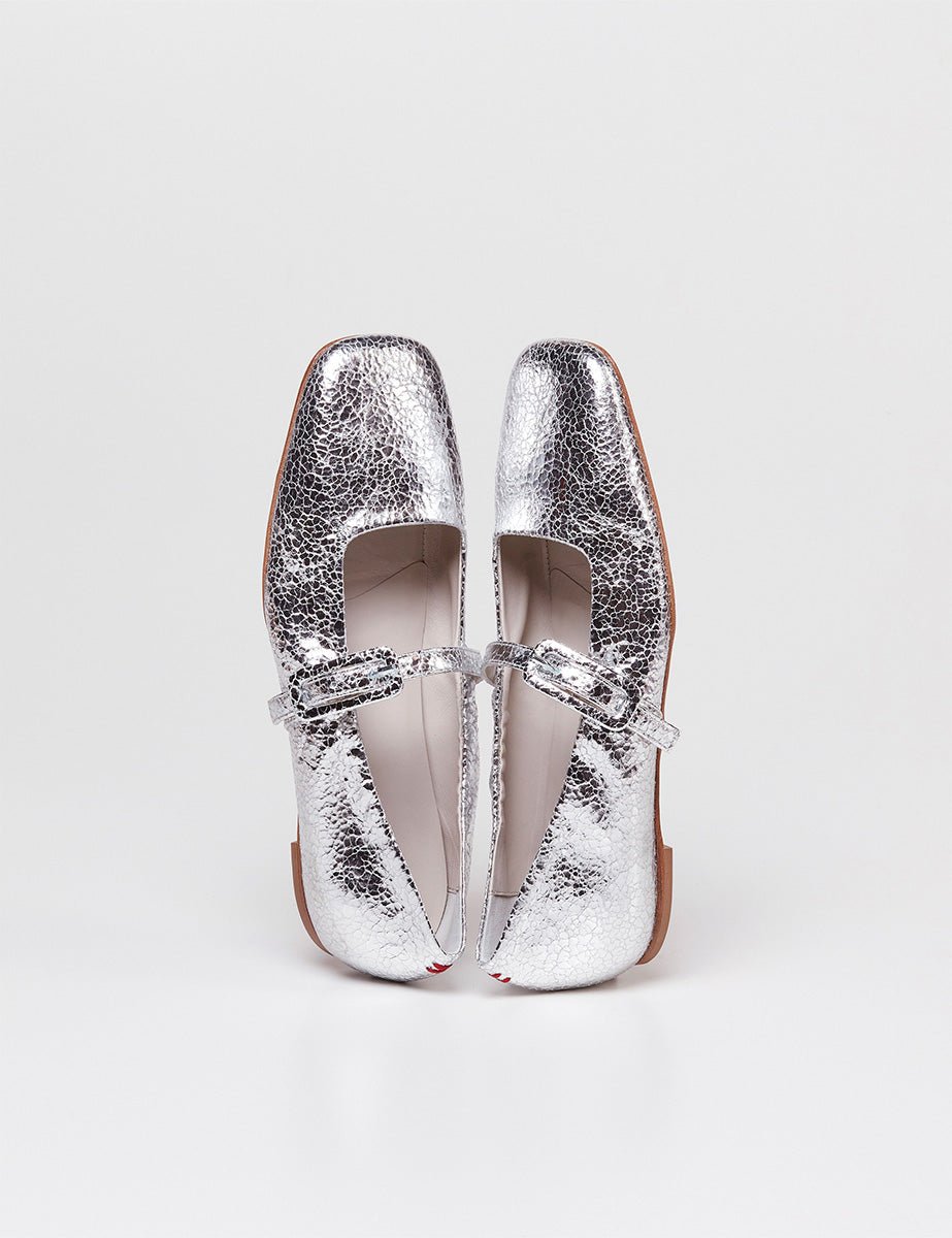 ballerina crackle argento - halmanera - ballerina
