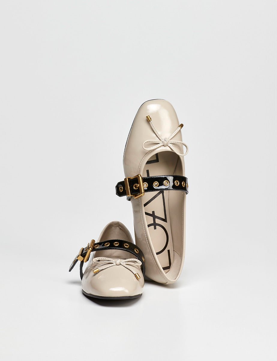 ballerina naplak stone - loafer - ballerina