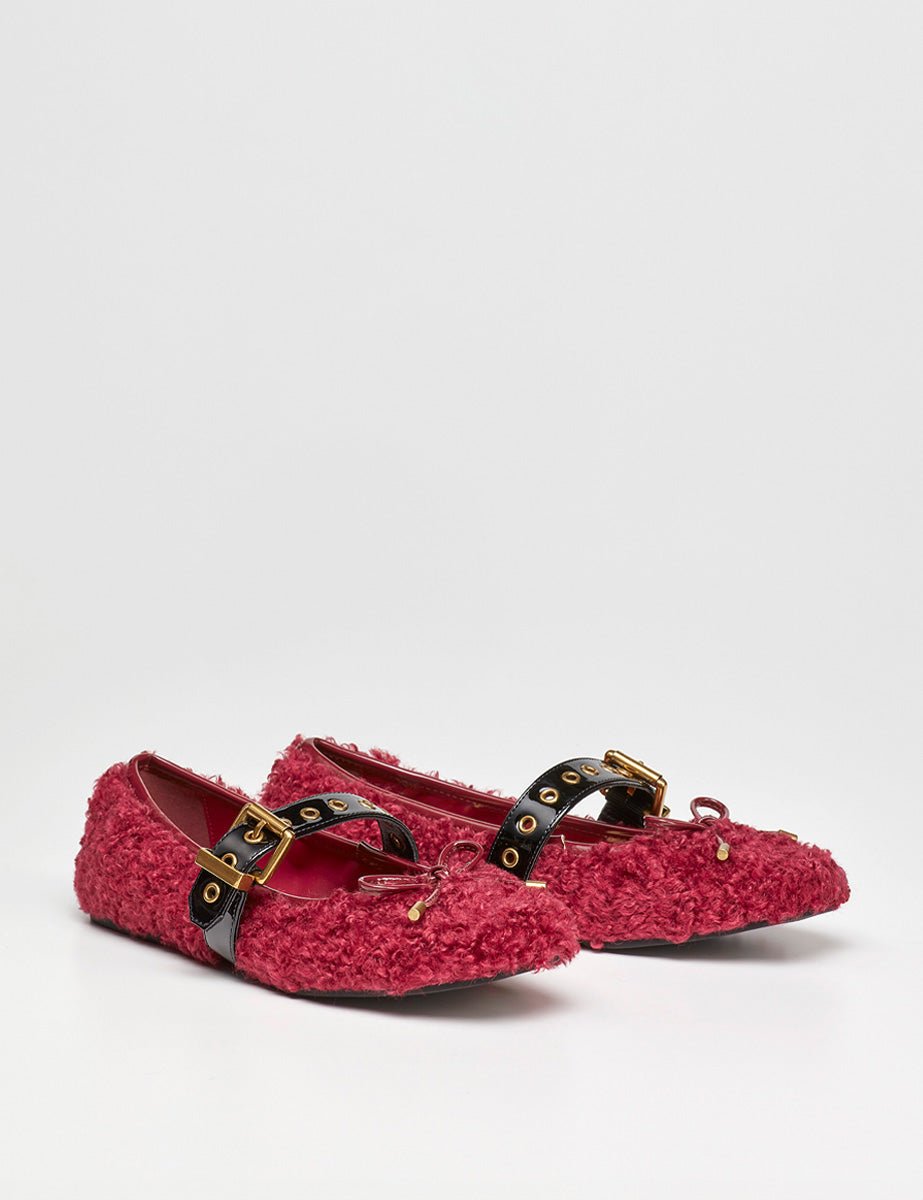 ballerina rosso - loafer - ballerina