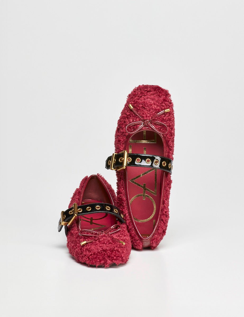 ballerina rosso - loafer - ballerina