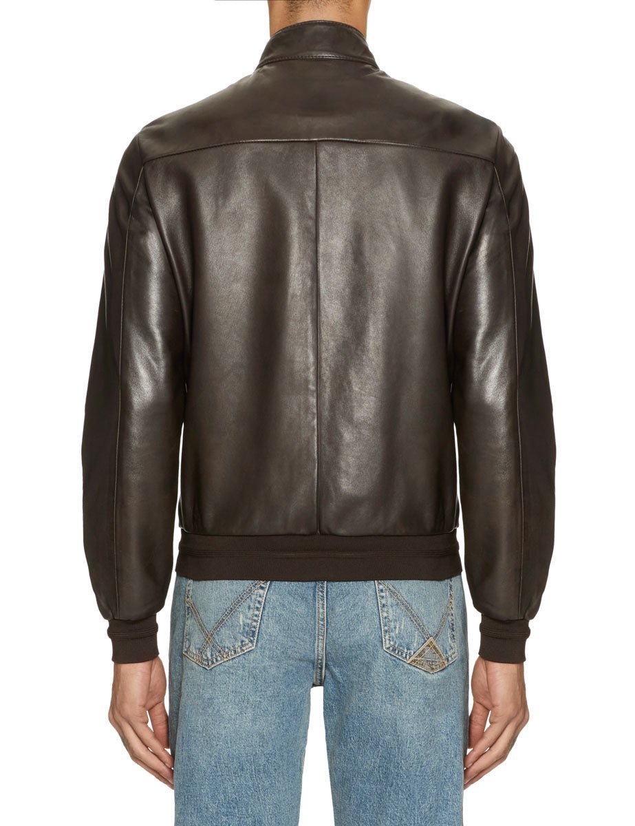 barracuta pelle elvis moro - the jack - giacca