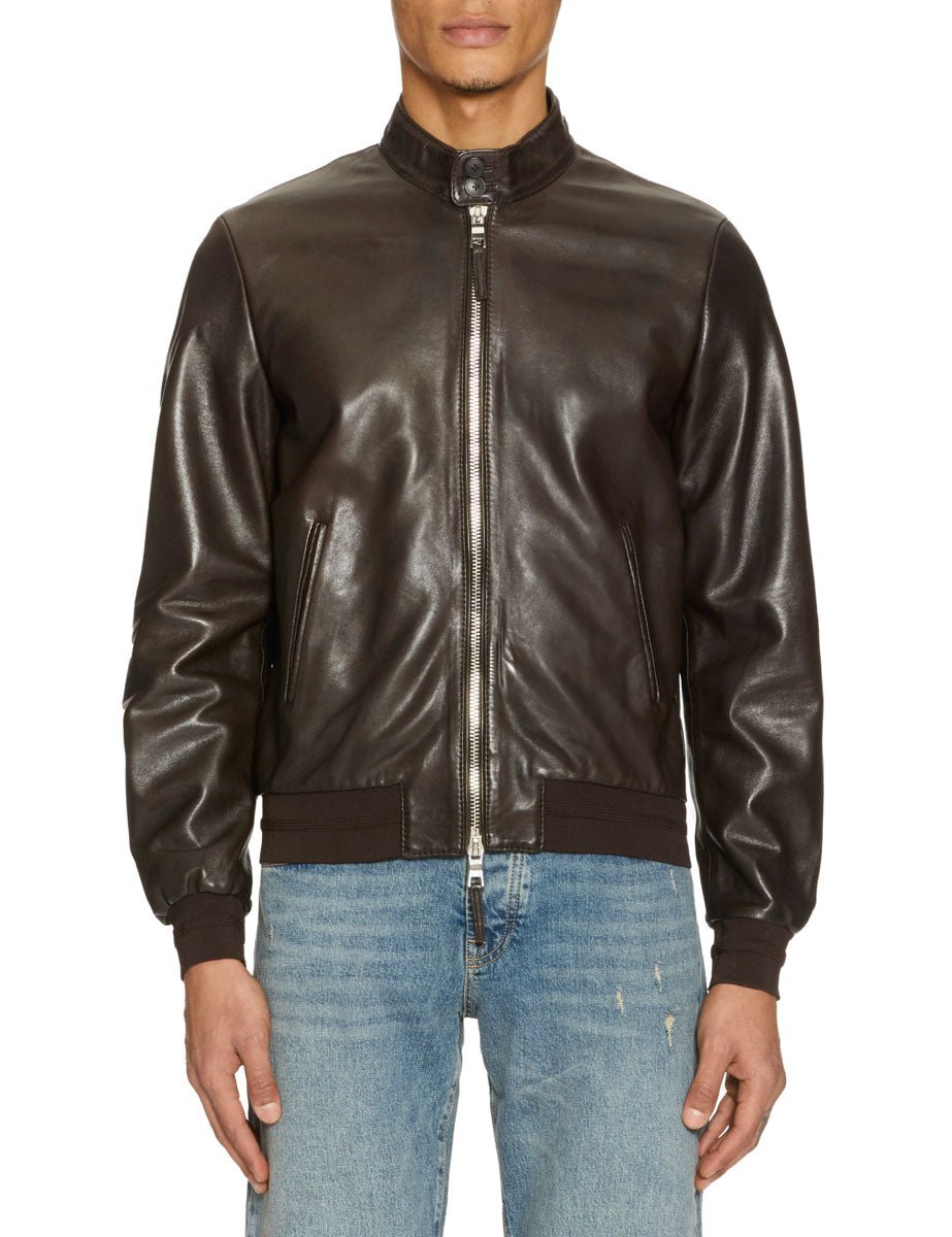 barracuta pelle elvis moro - the jack - giacca