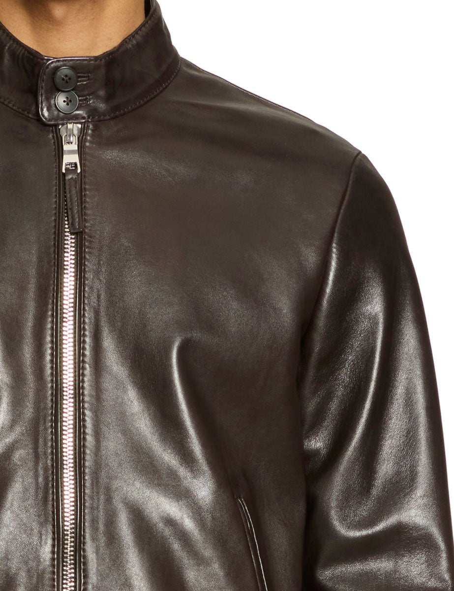 barracuta pelle elvis moro - the jack - giacca