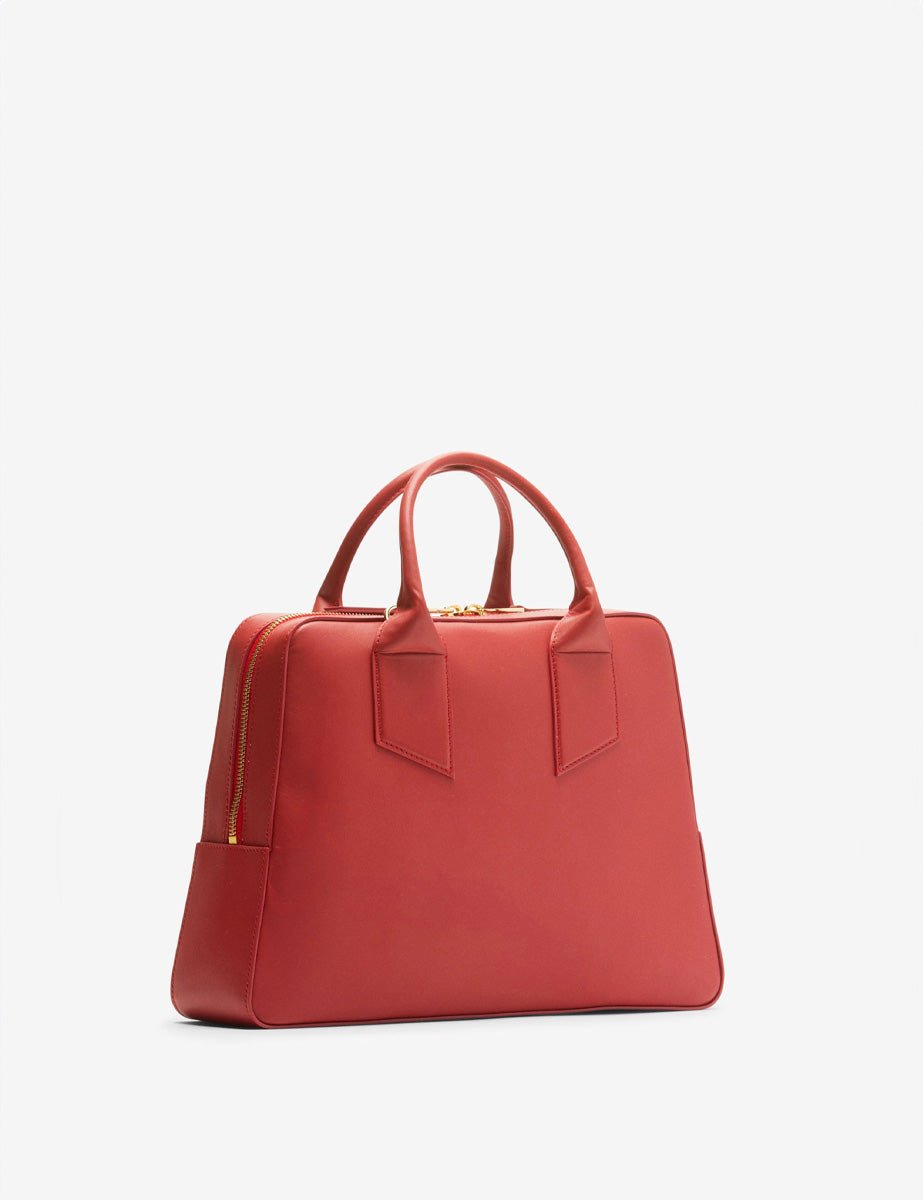 bauletto big leather red - n21 alessandro dell'acqua - shopper