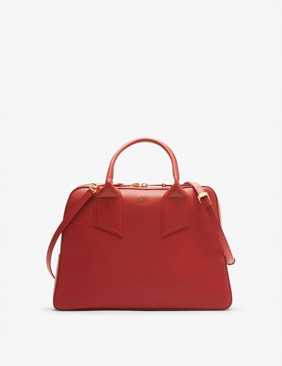 bauletto big leather red - n21 alessandro dell'acqua - shopper