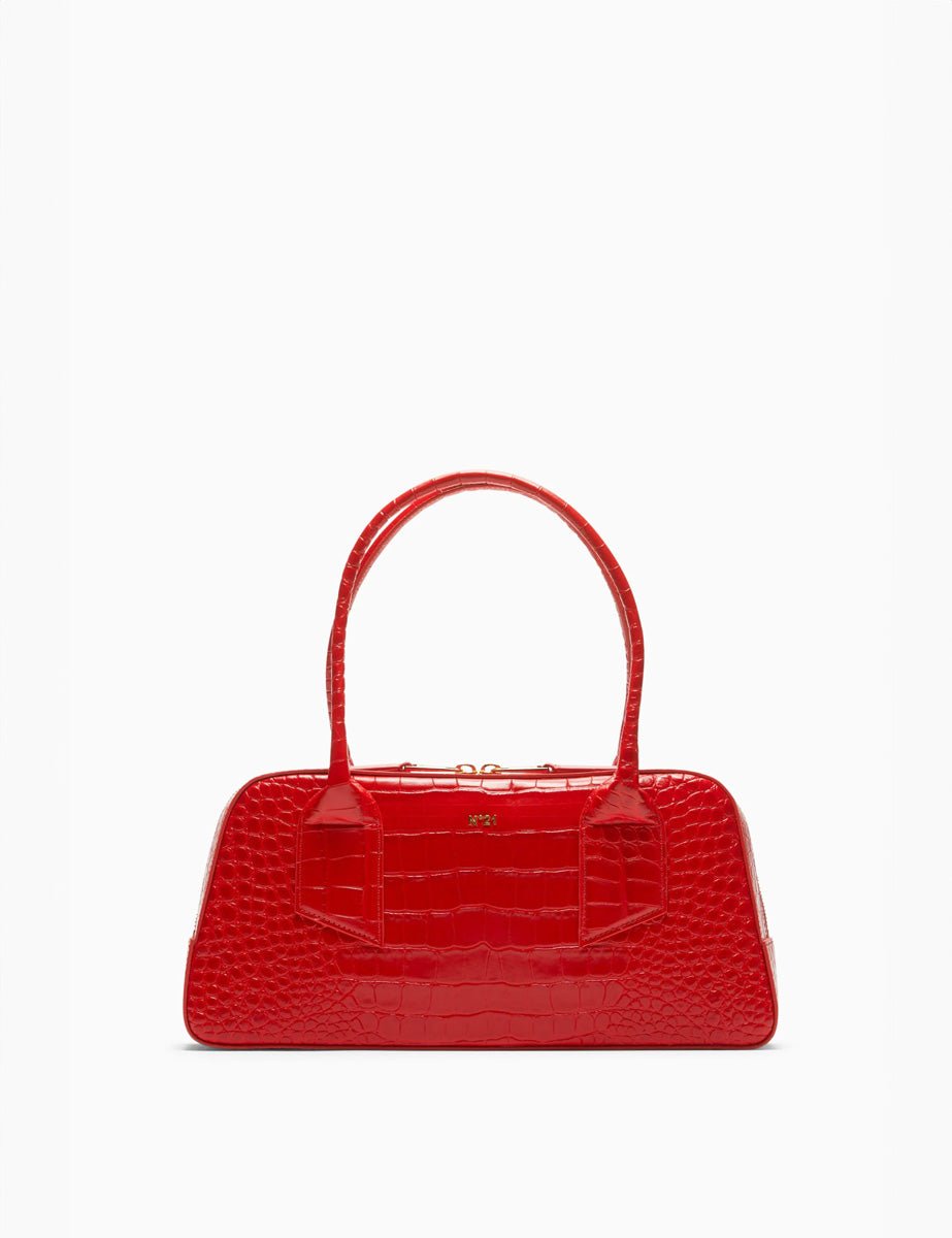 bauletto midi cocco red - n21 alessandro dell'acqua - clutch