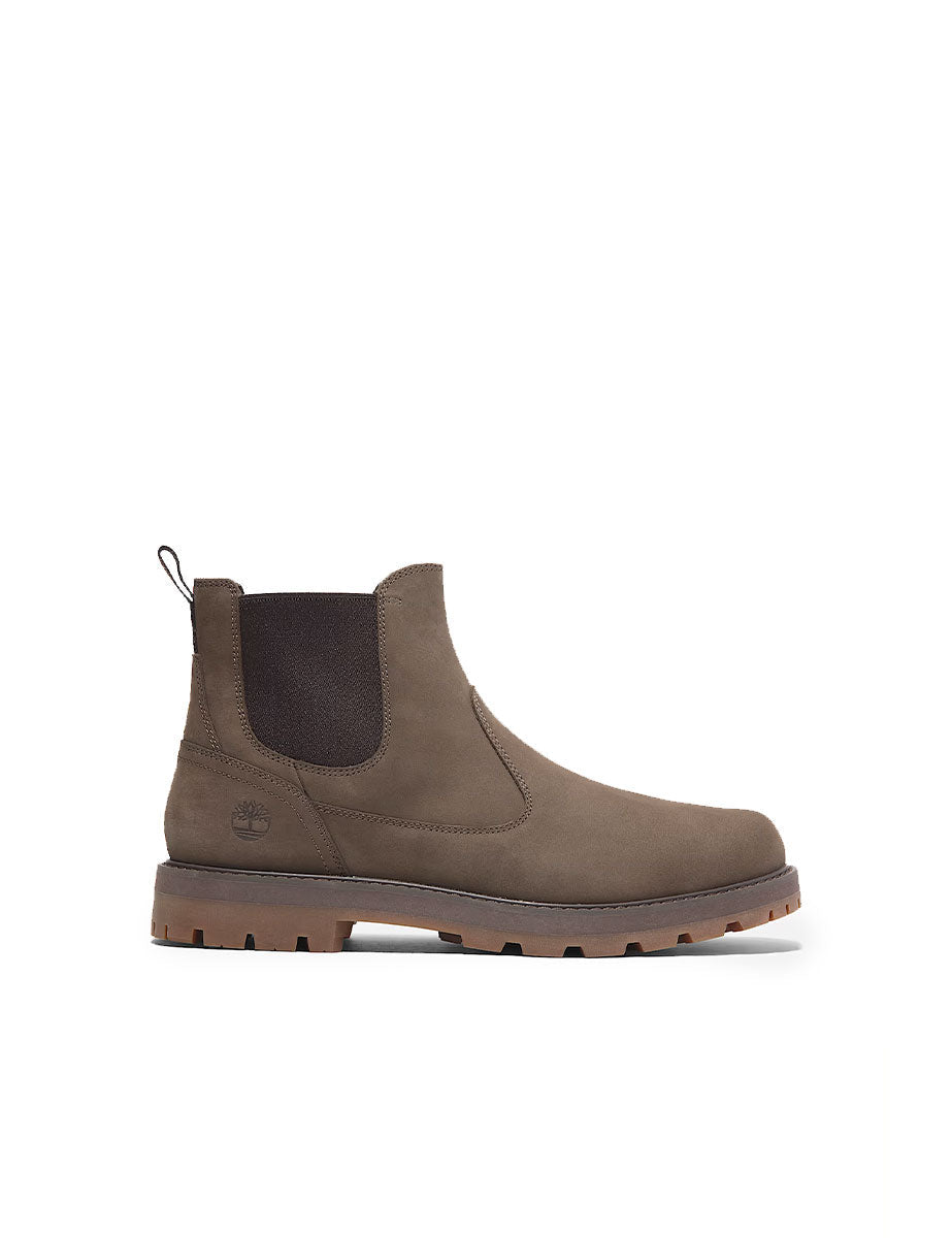 beatles chelsea britton road nabuck marrone - timberland - stivaletto