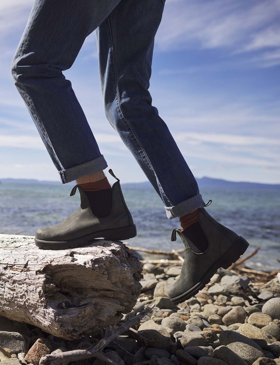 beatles leather rustic black - blundstone - stivaletto