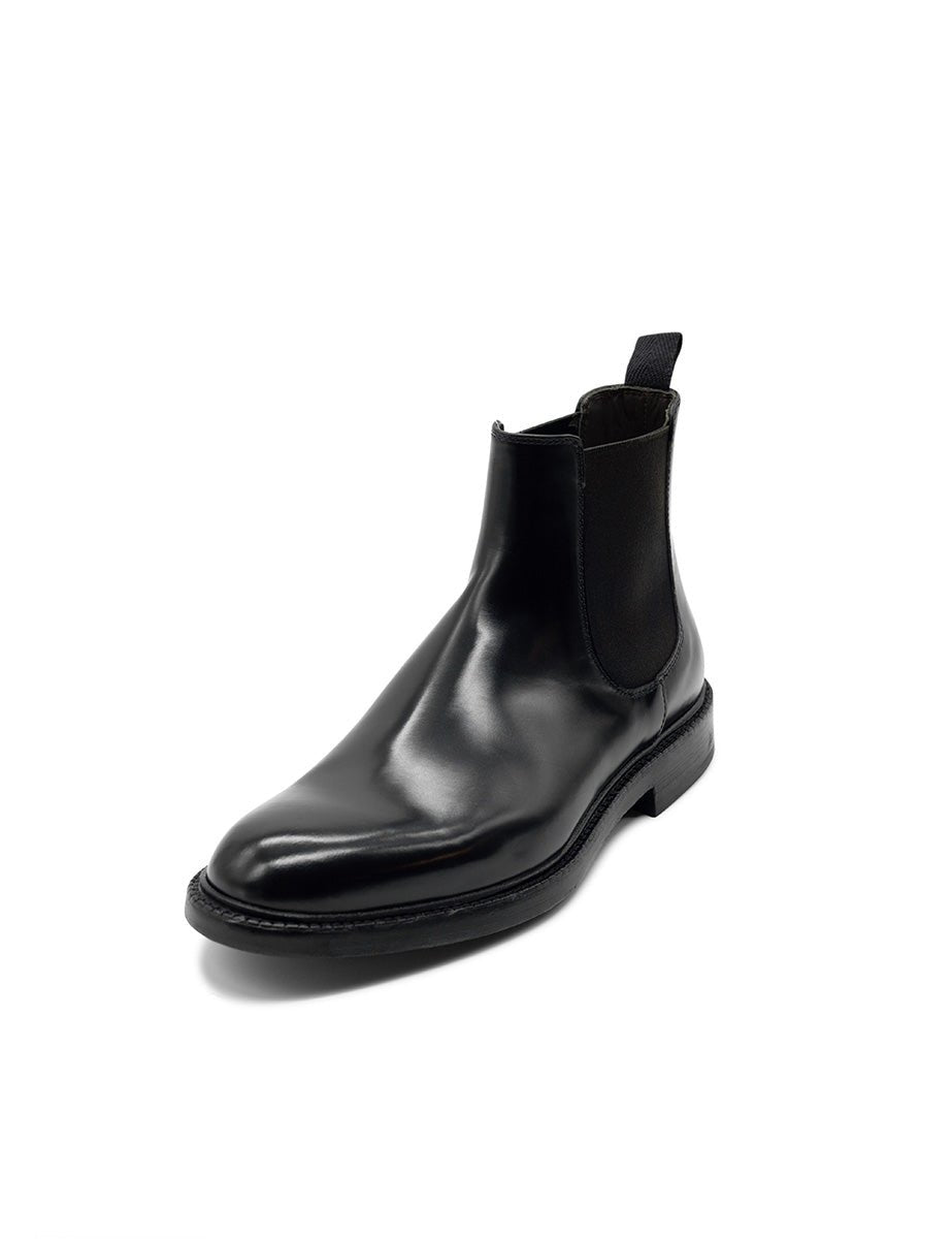 beatles pelle nero - green george - stivaletto