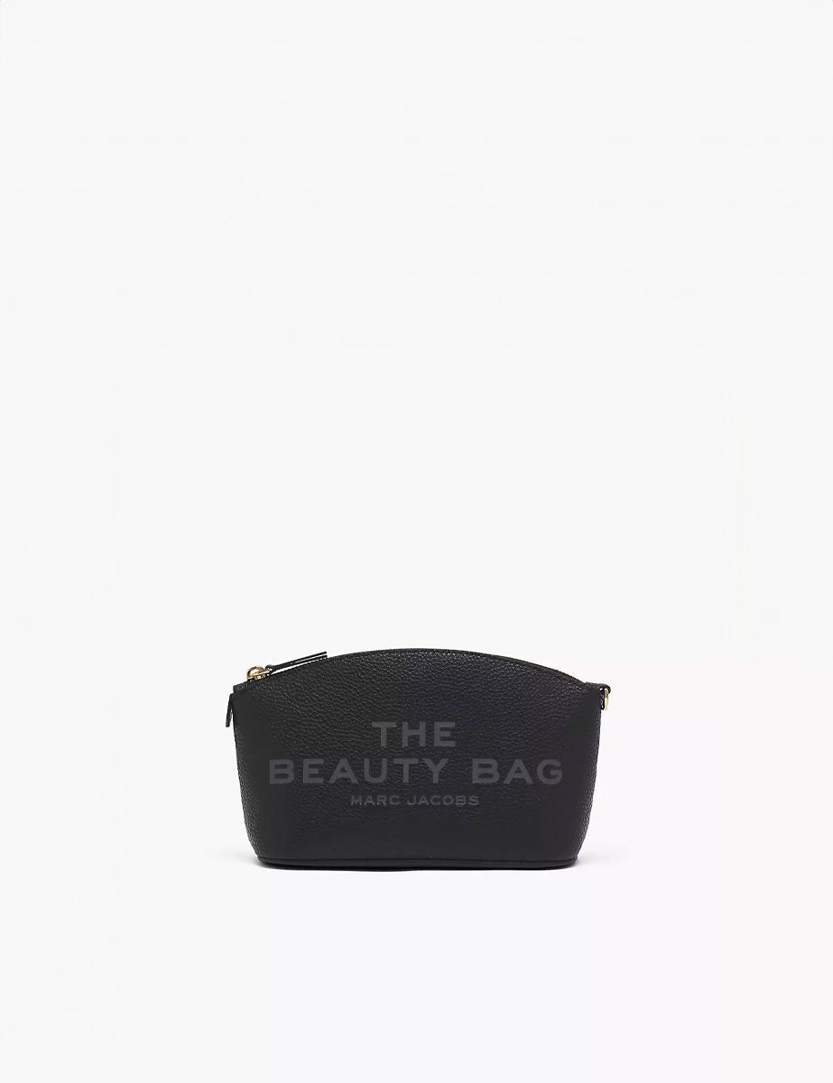 beauty bag leather nero - marc jacobs - clutch