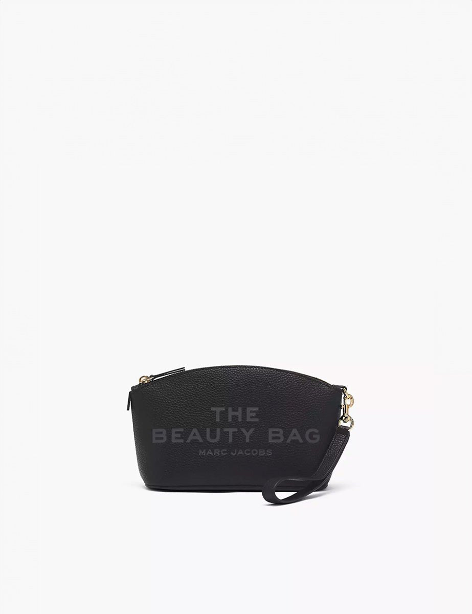 beauty bag leather nero - marc jacobs - clutch